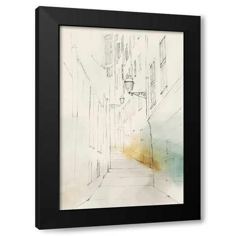 City Sketches III Black Modern Wood Framed Art Print by Isabelle Z