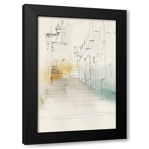 City Sketches IV Black Modern Wood Framed Art Print by Isabelle Z