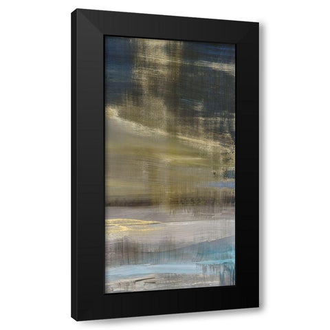 Golden Dawn III Black Modern Wood Framed Art Print by Isabelle Z