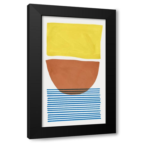 Mullholland Drive I  Black Modern Wood Framed Art Print with Double Matting by Isabelle Z
