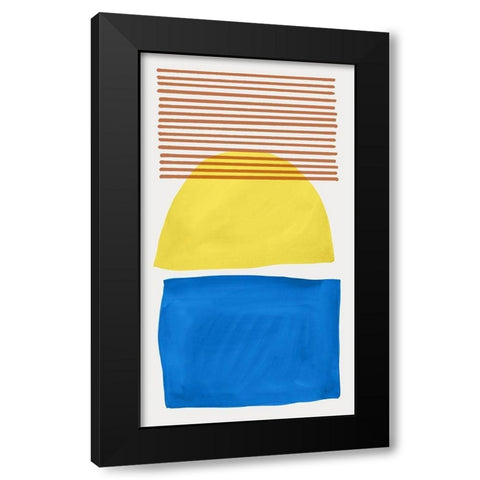 Mullholland Drive II Black Modern Wood Framed Art Print by Isabelle Z