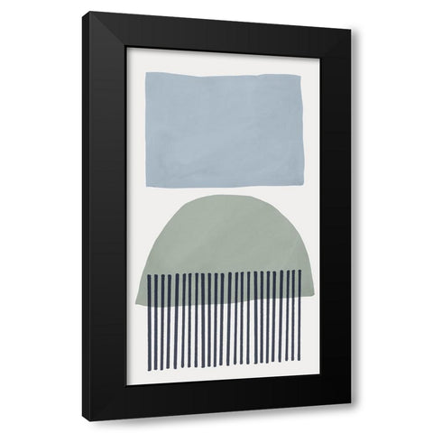 Mullholland Drive III Blue Version Black Modern Wood Framed Art Print with Double Matting by Isabelle Z