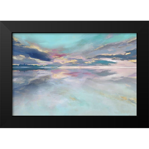Reflection Basin  Black Modern Wood Framed Art Print by Isabelle Z