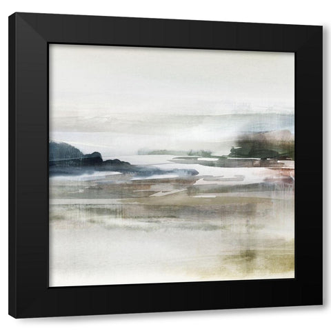 Dusk Fall II Black Modern Wood Framed Art Print with Double Matting by Isabelle Z