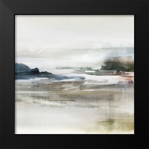 Dusk Fall II Black Modern Wood Framed Art Print by Isabelle Z