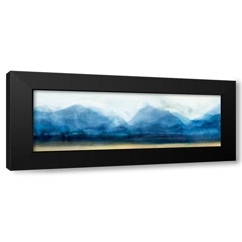 Indgio Mountains  Black Modern Wood Framed Art Print by Isabelle Z