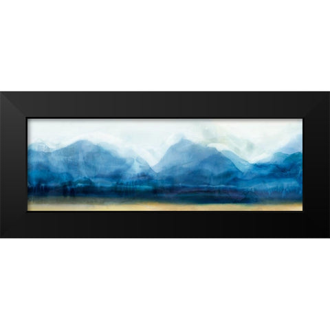 Indgio Mountains  Black Modern Wood Framed Art Print by Isabelle Z