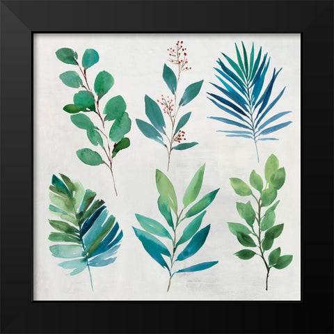 Beneath The Trees II Black Modern Wood Framed Art Print by Isabelle Z