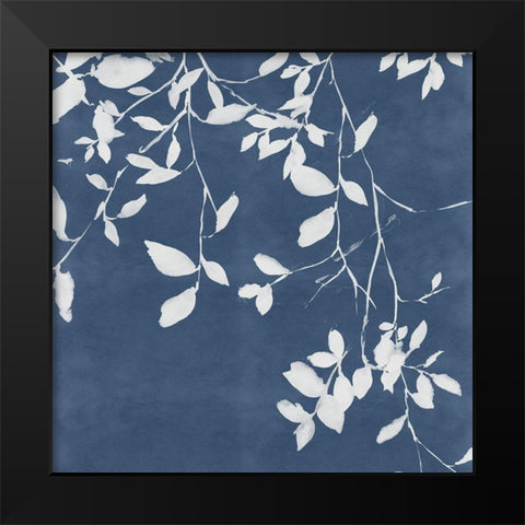 Indigo Sky II Black Modern Wood Framed Art Print by Isabelle Z