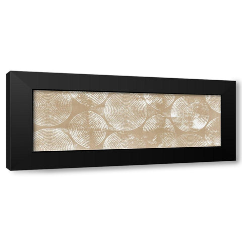 Mandala Pattern I Black Modern Wood Framed Art Print by Isabelle Z