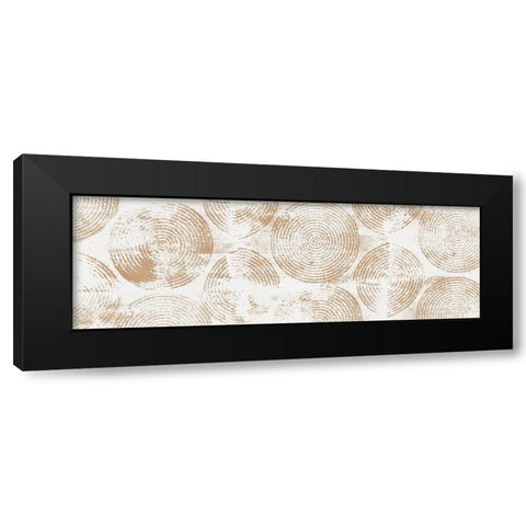 Mandala Pattern II Black Modern Wood Framed Art Print by Isabelle Z