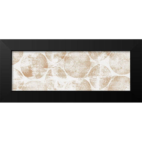 Mandala Pattern II Black Modern Wood Framed Art Print by Isabelle Z