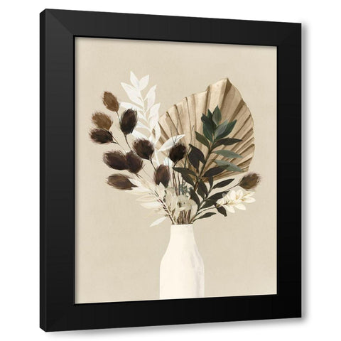 Dried Bundle I  Black Modern Wood Framed Art Print by Isabelle Z
