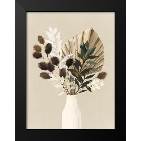 Dried Bundle I  Black Modern Wood Framed Art Print by Isabelle Z