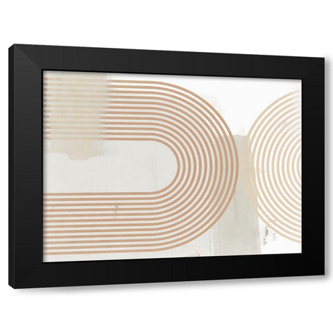 Reaching Out I  Black Modern Wood Framed Art Print with Double Matting by Isabelle Z