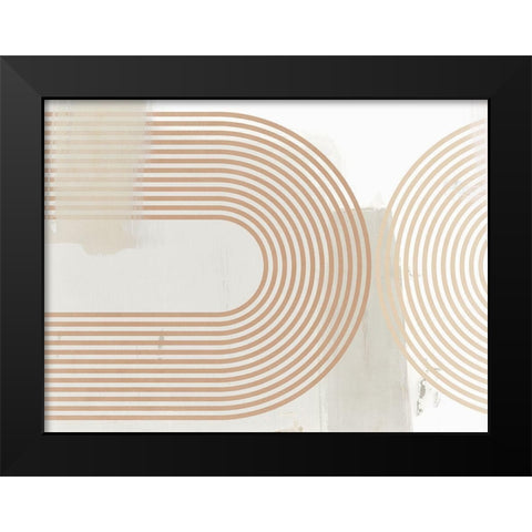 Reaching Out I  Black Modern Wood Framed Art Print by Isabelle Z