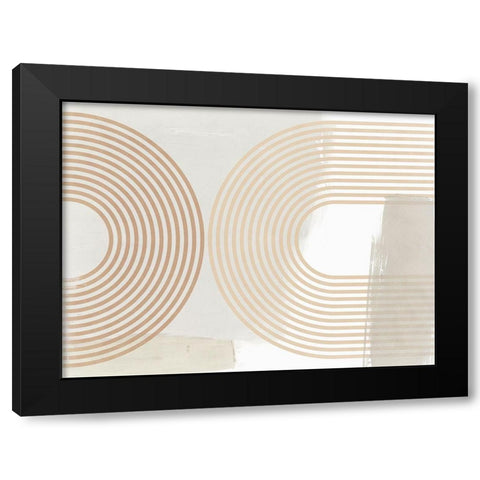 Reaching Out II  Black Modern Wood Framed Art Print with Double Matting by Isabelle Z