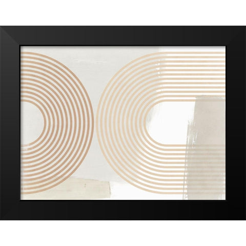 Reaching Out II  Black Modern Wood Framed Art Print by Isabelle Z