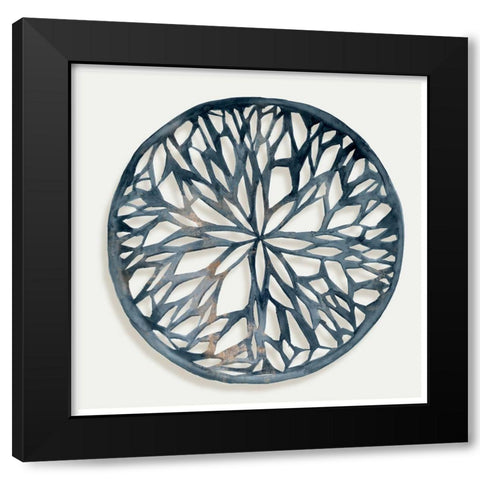 Earth Tilting I  Black Modern Wood Framed Art Print by Isabelle Z