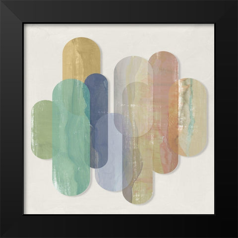 Carry On I  Black Modern Wood Framed Art Print by Isabelle Z