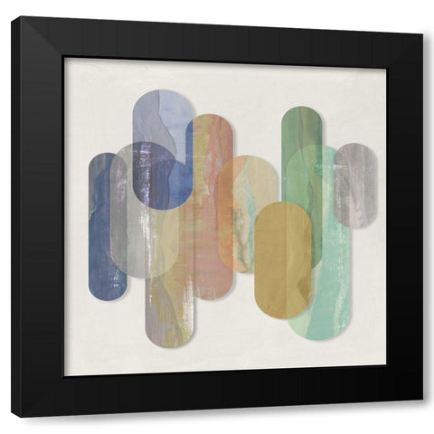 Carry On II Black Modern Wood Framed Art Print by Isabelle Z