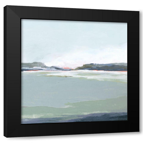 Lakeside View III Black Modern Wood Framed Art Print by Isabelle Z