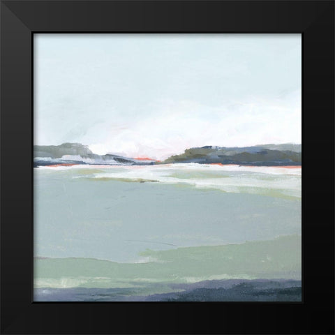 Lakeside View III Black Modern Wood Framed Art Print by Isabelle Z