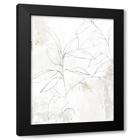 Mandola I  Black Modern Wood Framed Art Print by Isabelle Z