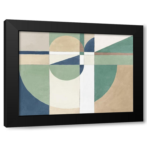New Heights II Black Modern Wood Framed Art Print by Isabelle Z