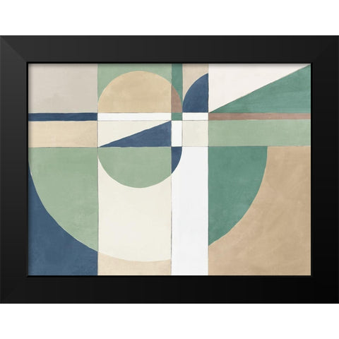 New Heights II Black Modern Wood Framed Art Print by Isabelle Z