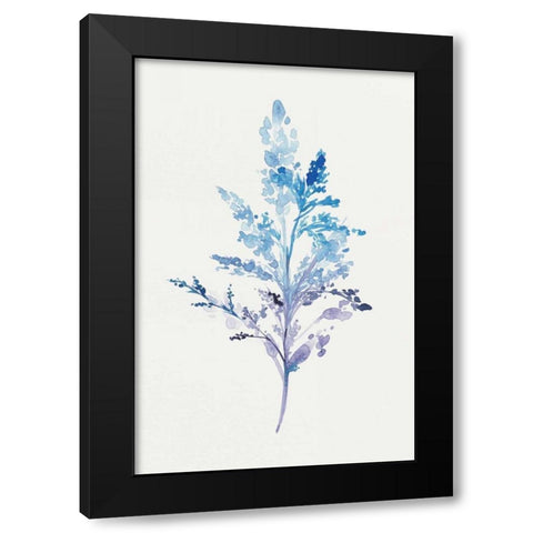 Whimsical Botanical II Black Modern Wood Framed Art Print by Isabelle Z