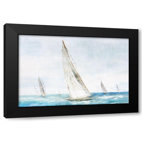 Set Sail I  Black Modern Wood Framed Art Print by Isabelle Z