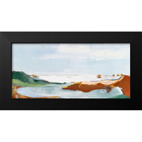 North Terrain Black Modern Wood Framed Art Print by Hahn, Frances
