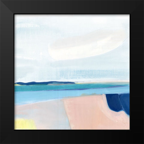 Supernova Black Modern Wood Framed Art Print by Hahn, Frances