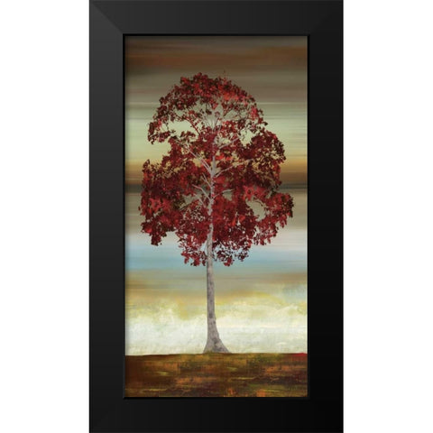 Swept Away II Black Modern Wood Framed Art Print by Fontaine, Drako