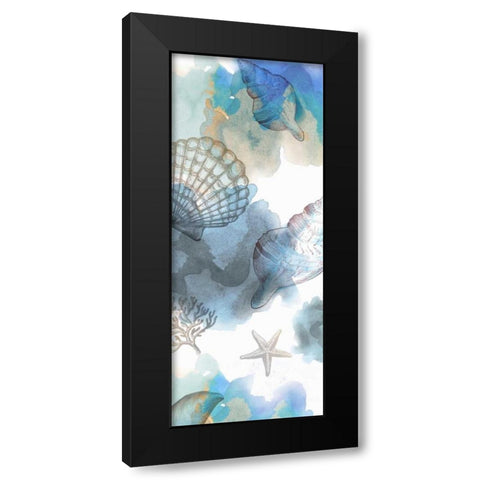 Shell Reflections I - Mini Black Modern Wood Framed Art Print by Fontaine, Drako