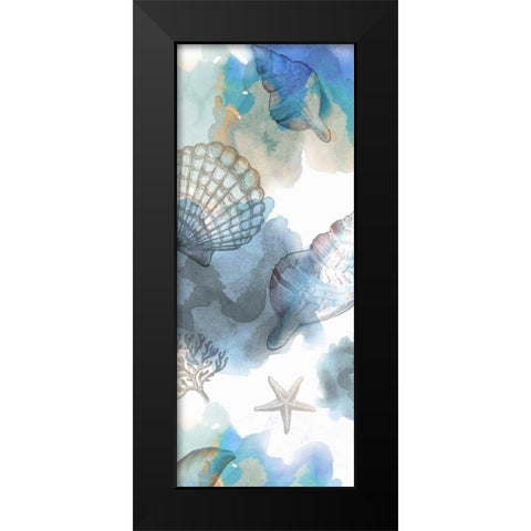 Shell Reflections I - Mini Black Modern Wood Framed Art Print by Fontaine, Drako