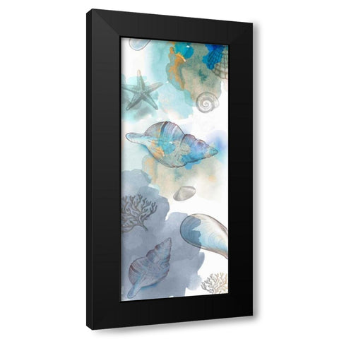 Shell Reflections II - Mini Black Modern Wood Framed Art Print by Fontaine, Drako