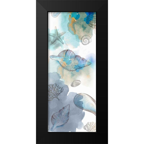 Shell Reflections II - Mini Black Modern Wood Framed Art Print by Fontaine, Drako