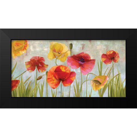 Happiness Black Modern Wood Framed Art Print by Fontaine, Drako