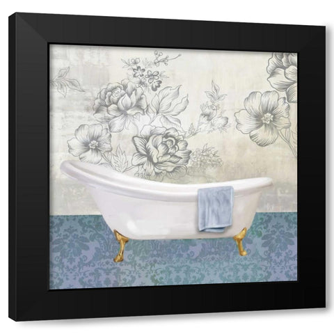 Garden Bath II - Mini Black Modern Wood Framed Art Print by Fontaine, Drako