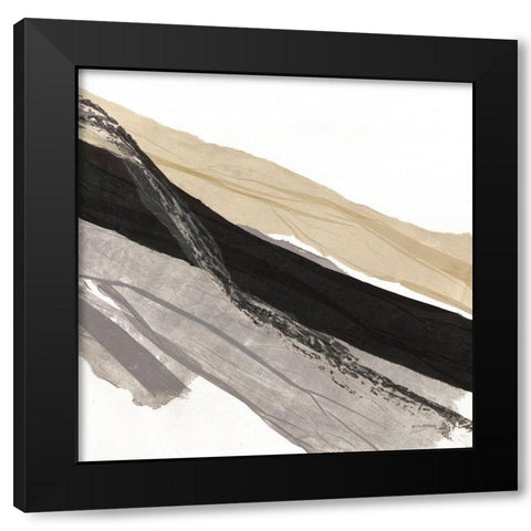 Sidelines II Black Modern Wood Framed Art Print by Fowler, Jan Sullivan