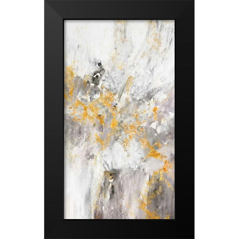 Flow White I Black Modern Wood Framed Art Print by Gardner, Jennifer