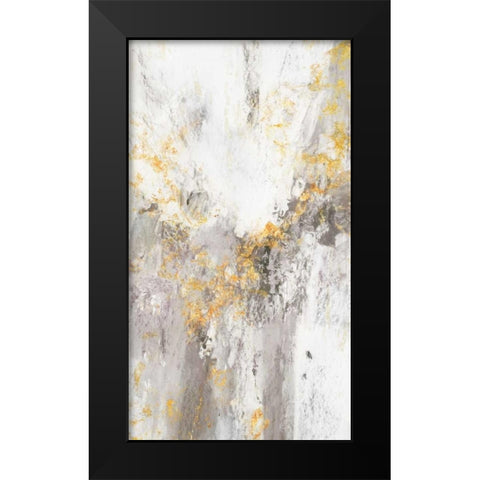Flow White II Black Modern Wood Framed Art Print by Gardner, Jennifer