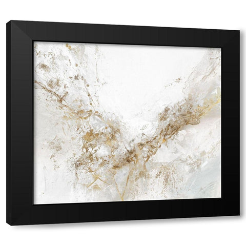 Logos  Black Modern Wood Framed Art Print with Double Matting by Gardner, Jennifer