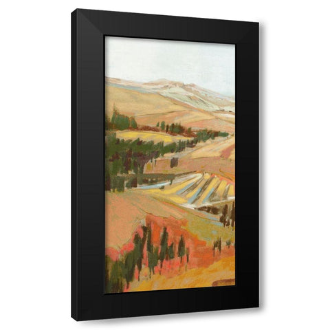 Tuscany Landscape I Black Modern Wood Framed Art Print by Gardner, Jennifer