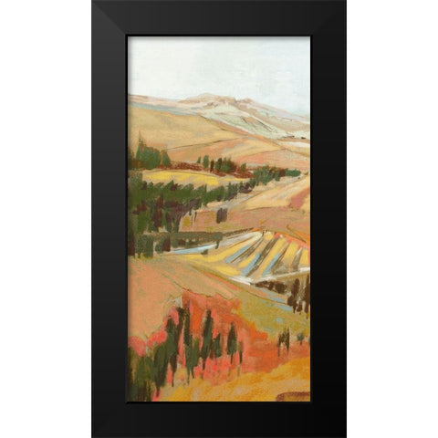 Tuscany Landscape I Black Modern Wood Framed Art Print by Gardner, Jennifer