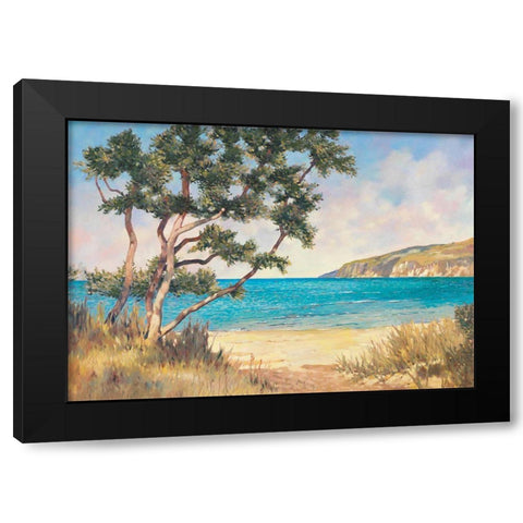 On the Beach I Black Modern Wood Framed Art Print by Reynolds, Graham