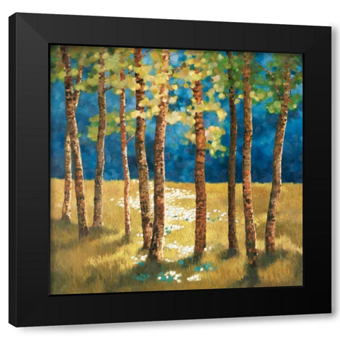 Secret Glade II Black Modern Wood Framed Art Print by Reynolds, Graham