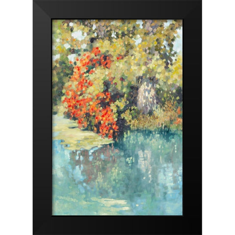 Stream Side I Black Modern Wood Framed Art Print by Reynolds, Graham